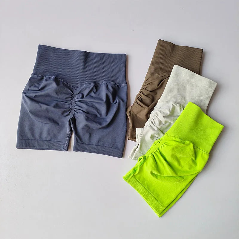 High-waisted shorts