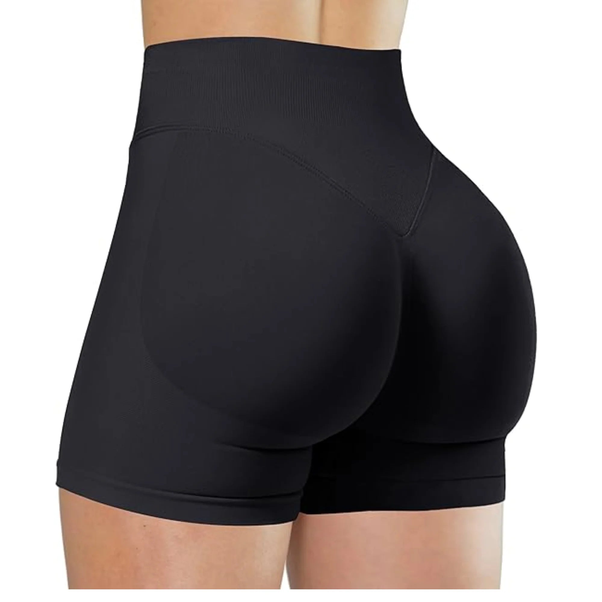 High-waisted shorts