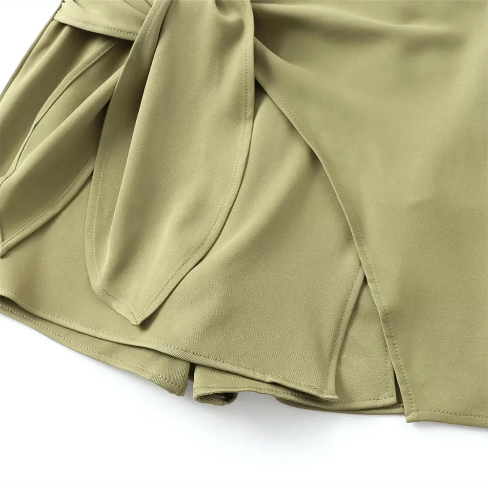 Elegance Tie-Waist Skort