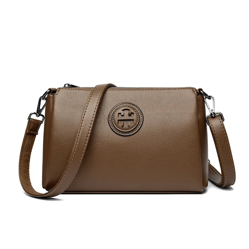 Leather crossbody bag