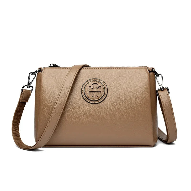 Leather crossbody bag