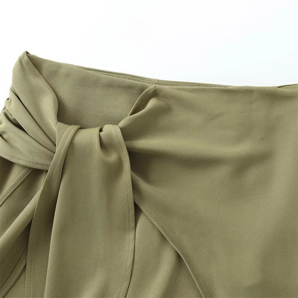 Elegance Tie-Waist Skort